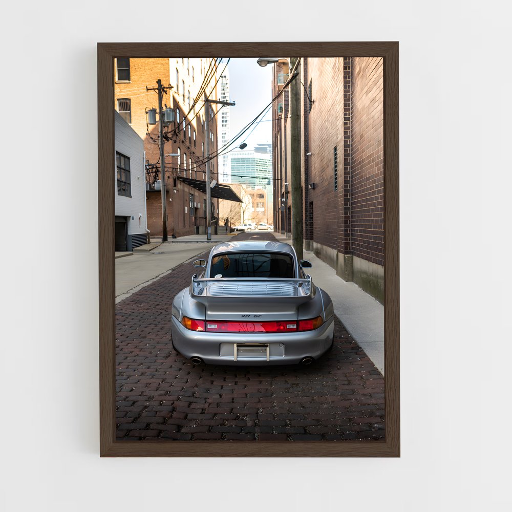 Poster Asphalt Dreams – affiche Porsche (vue 5)